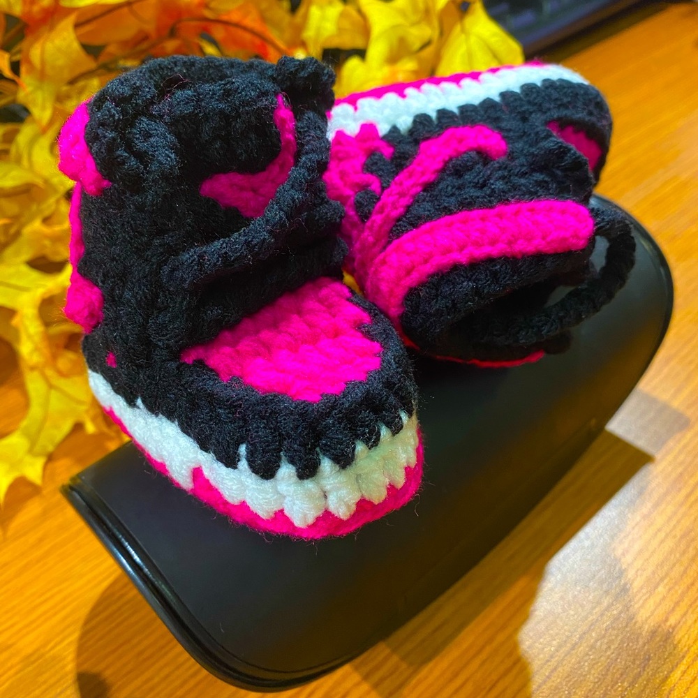 Nike baby crochet sneaker hand Made